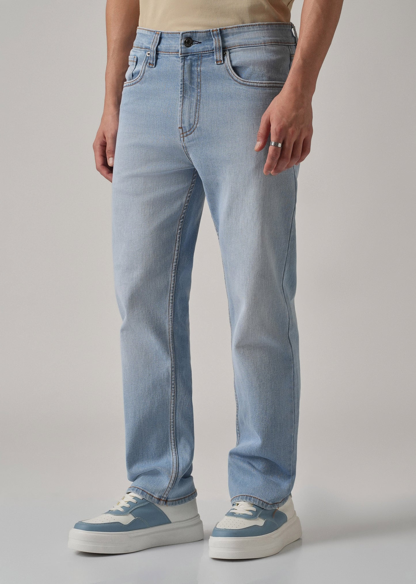 Light Blue Relaxed Fit Jeans