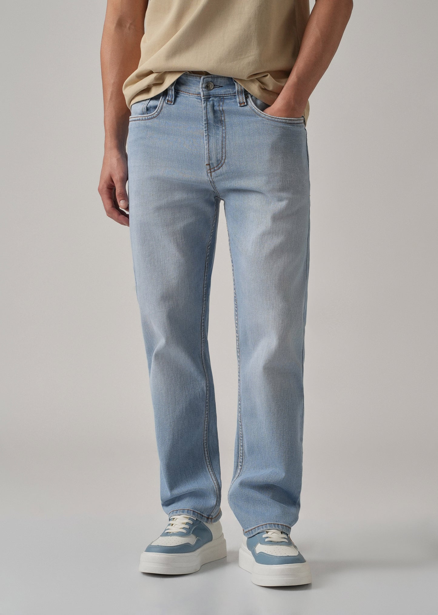 Light Blue Relaxed Fit Jeans