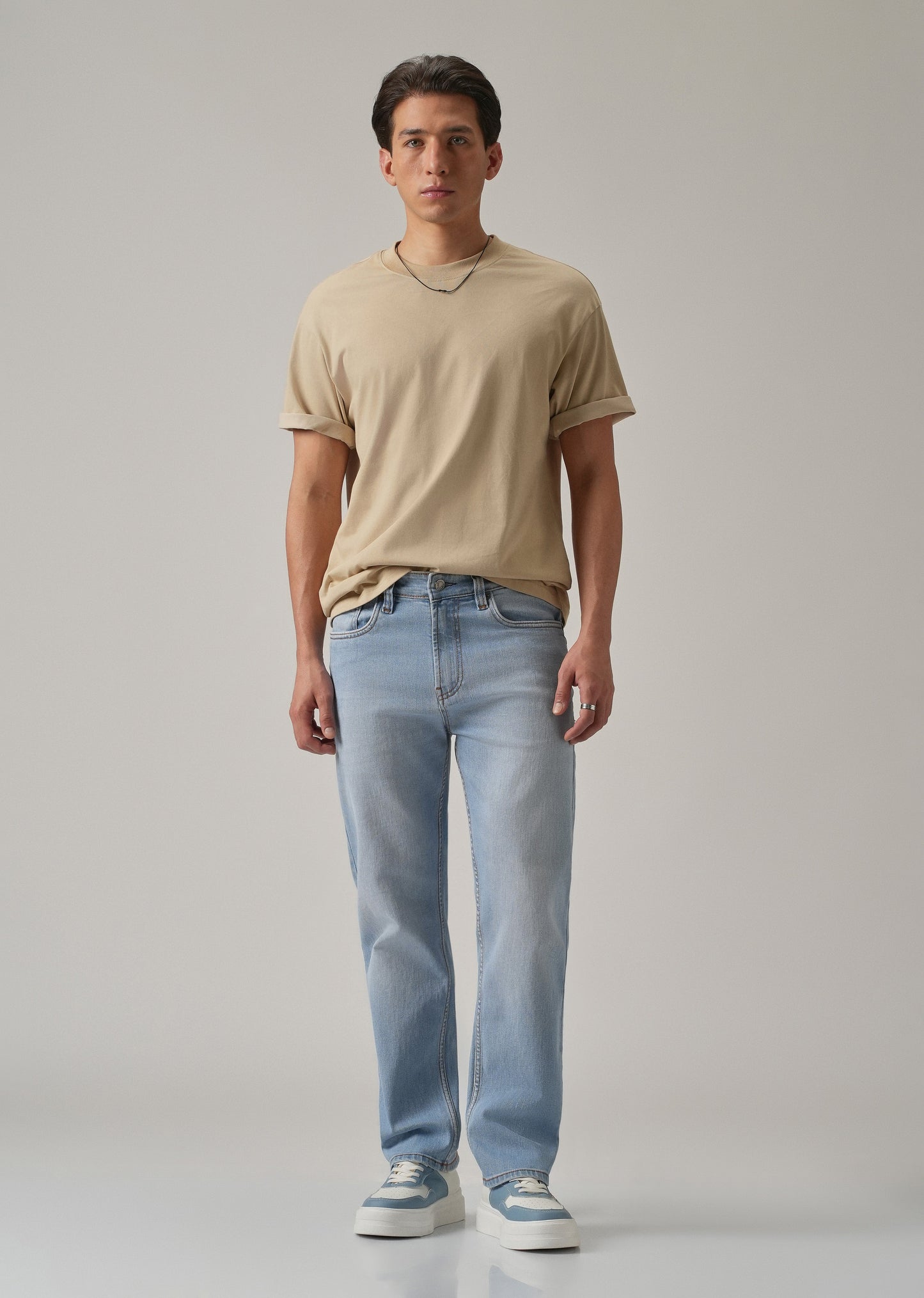 Light Blue Relaxed Fit Jeans