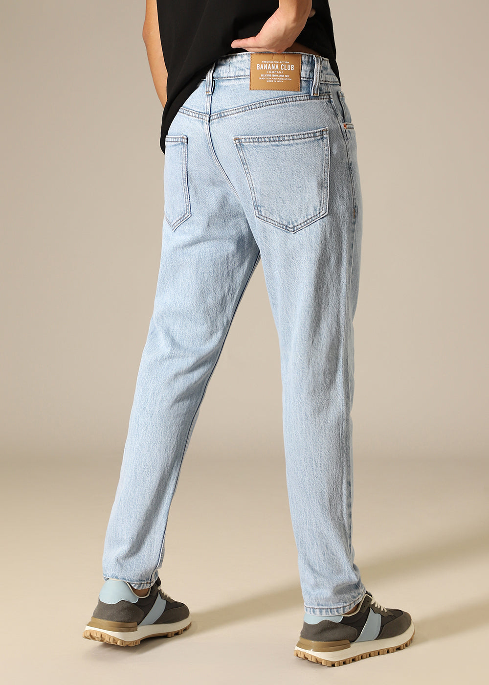 Light Blue Straight Fit Jeans