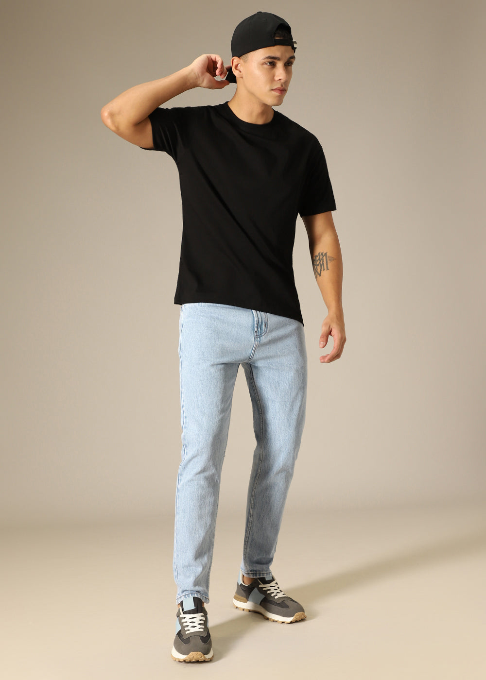 Light Blue Straight Fit Jeans
