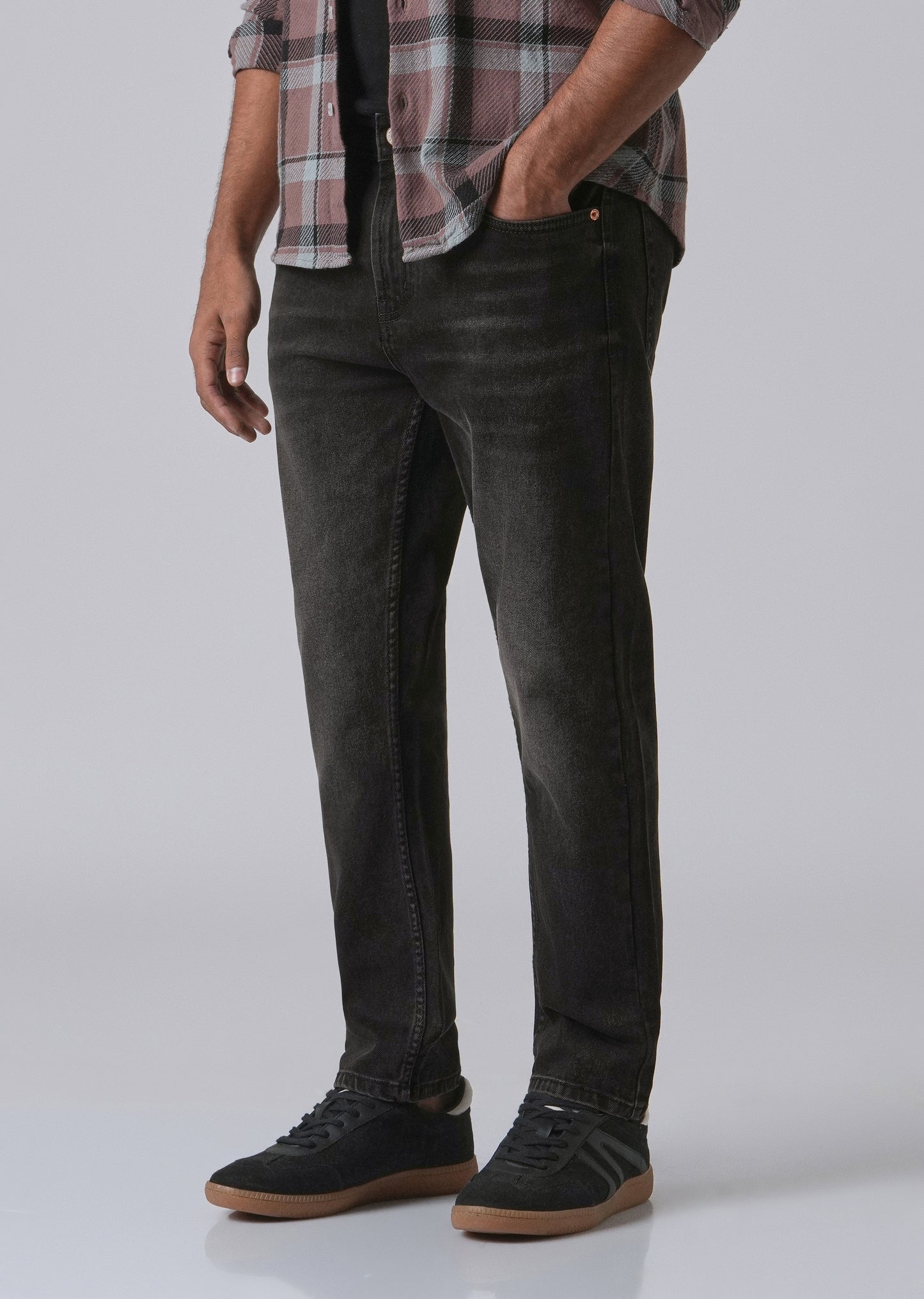 Light Fade Grey Slim Fit Denim