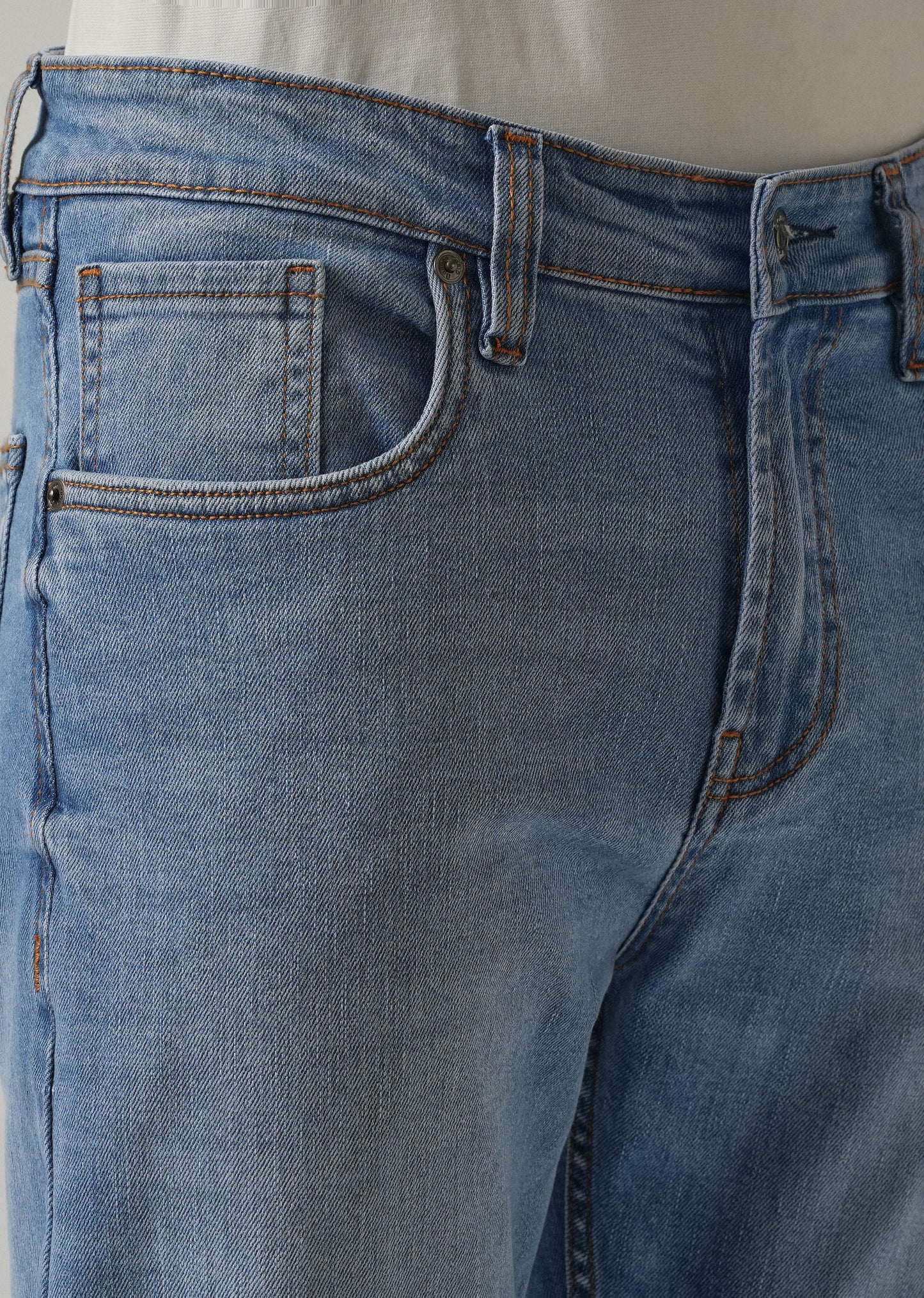 Mid Blue Relaxed Fit Jeans