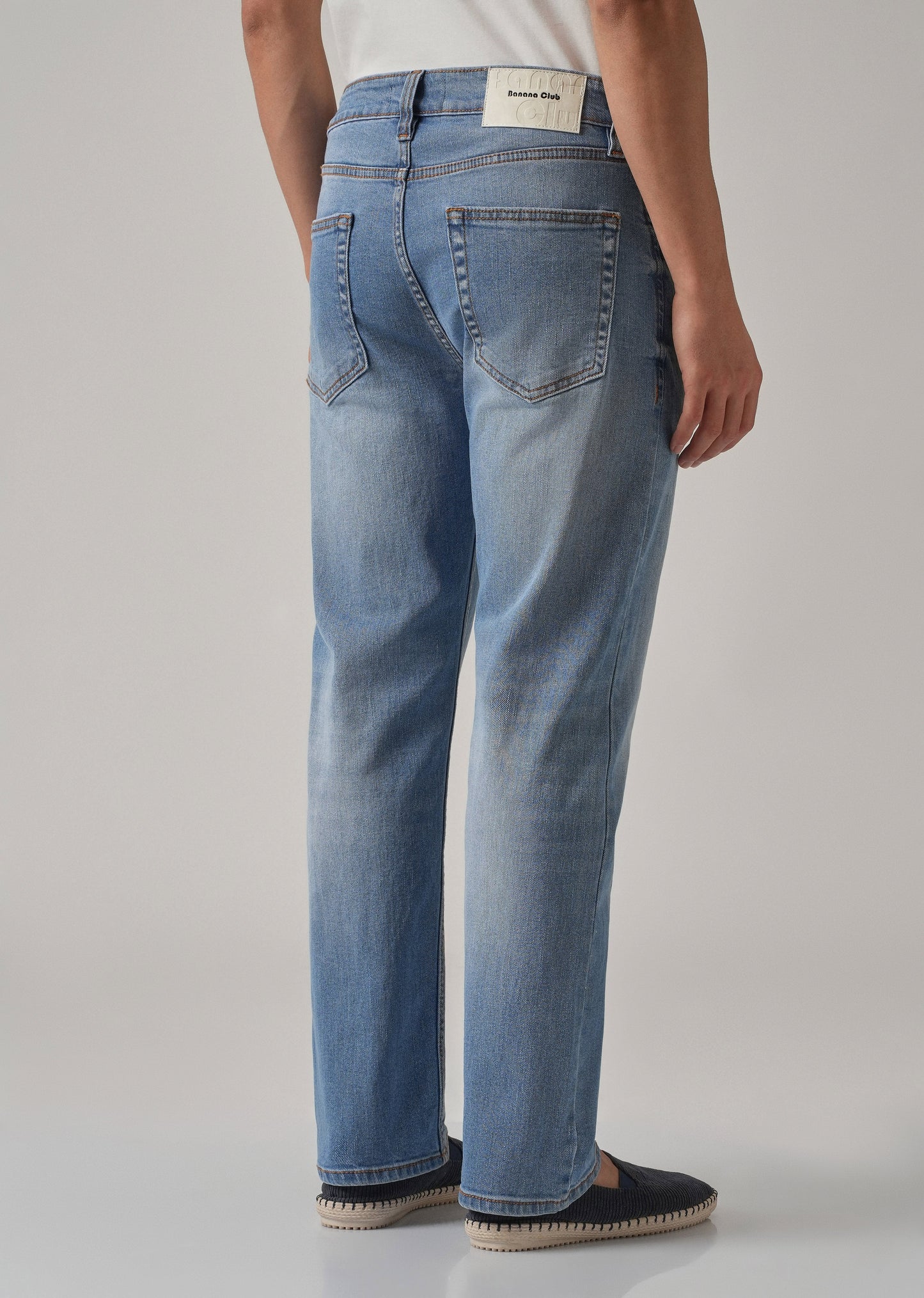 Mid Blue Relaxed Fit Jeans