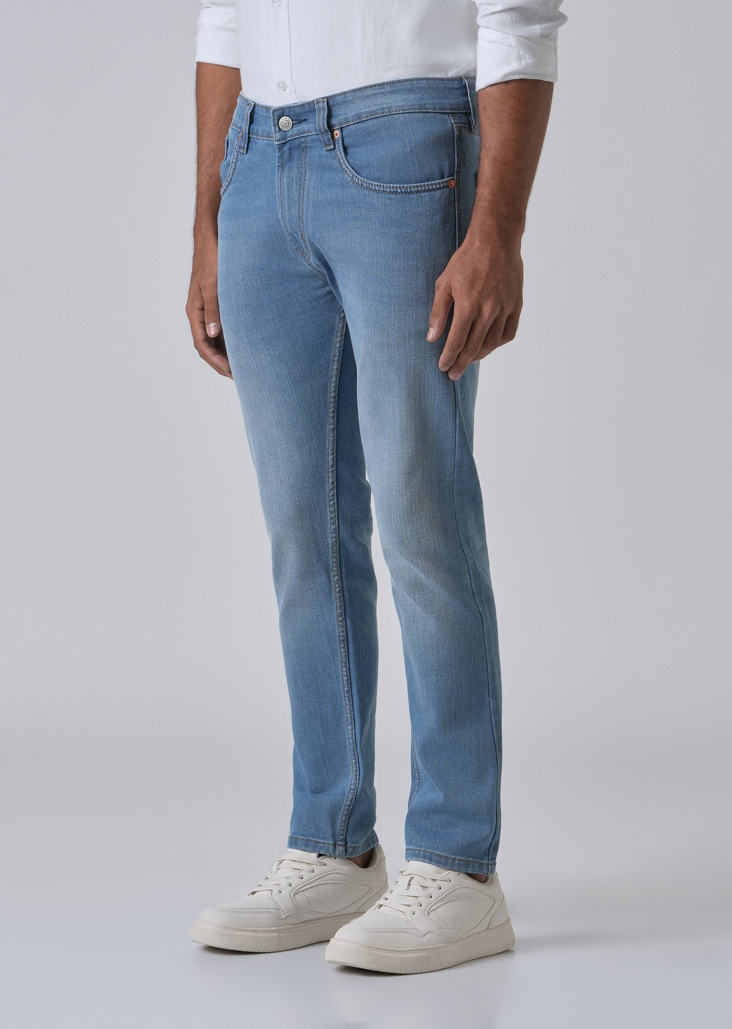 Opal Blue Slim fit Jeans