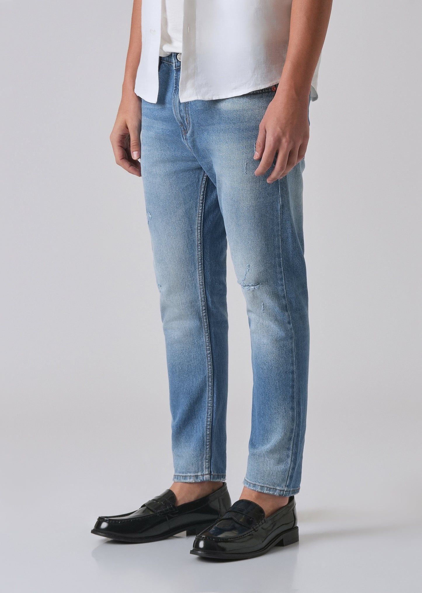 Ribbed Honor Blue Slim fit Jeans
