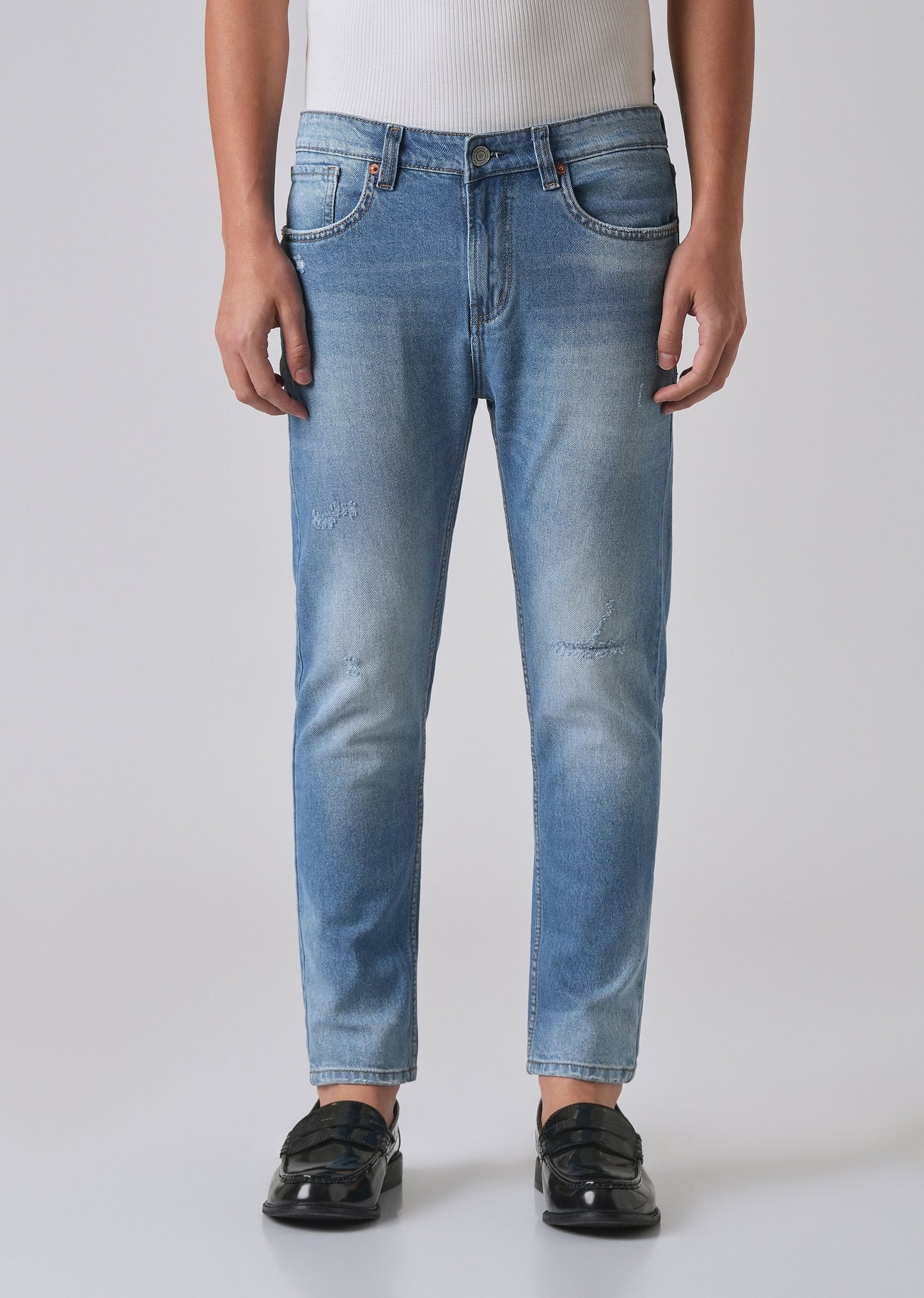 Ribbed Honor Blue Slim fit Jeans