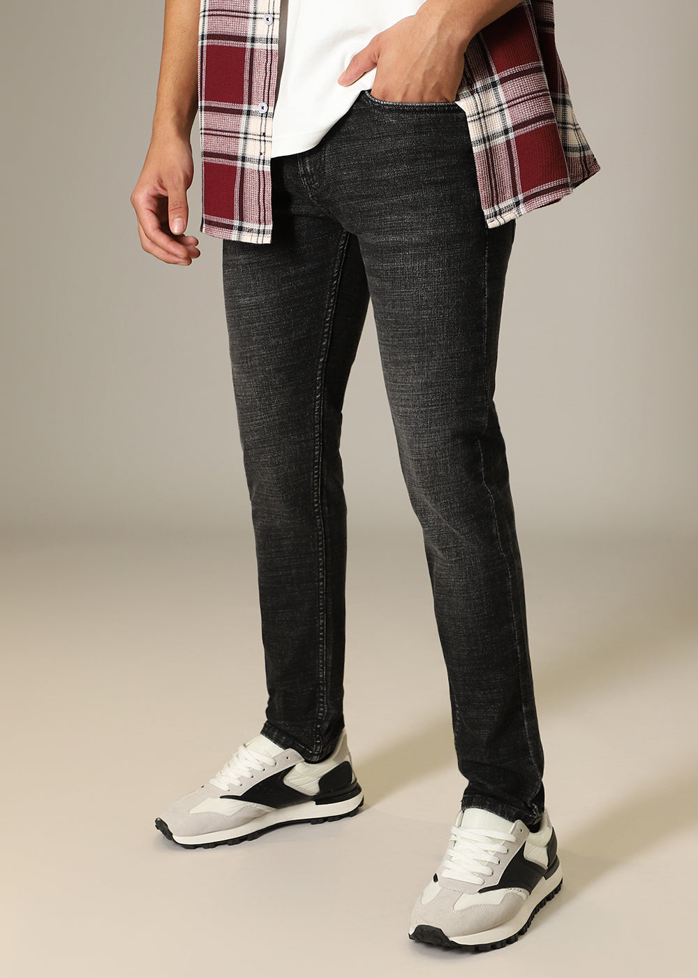 Smoky Black Slim Fit Jeans