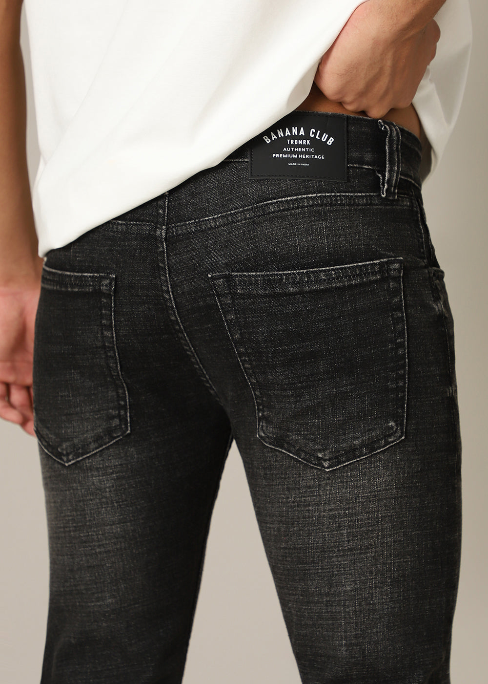 Smoky Black Slim Fit Jeans