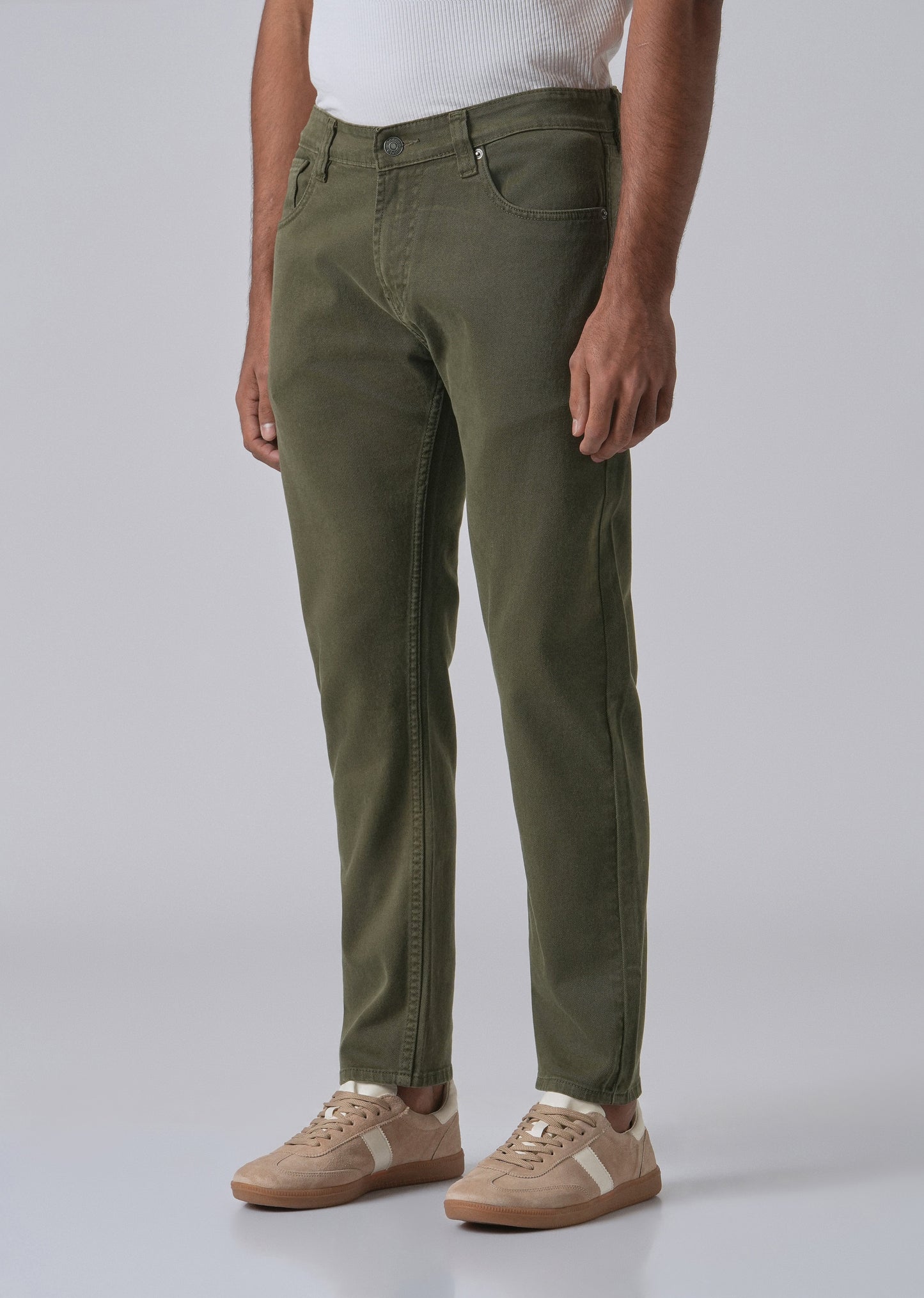 Tate Olive Slim fit Jeans