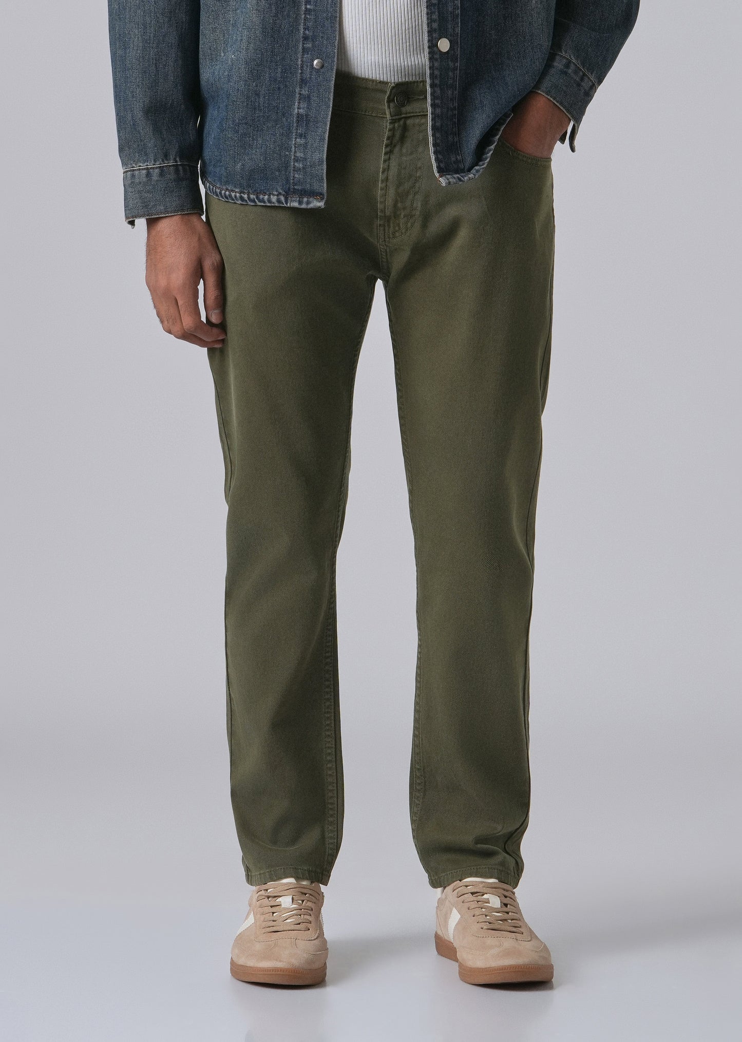 Tate Olive Slim fit Jeans