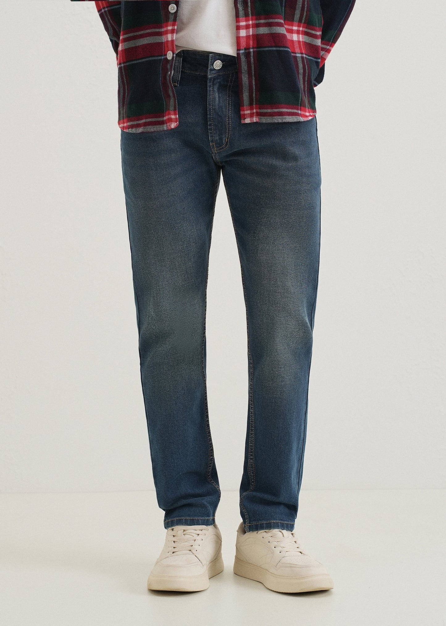 Teal Blue Slim fit Jeans