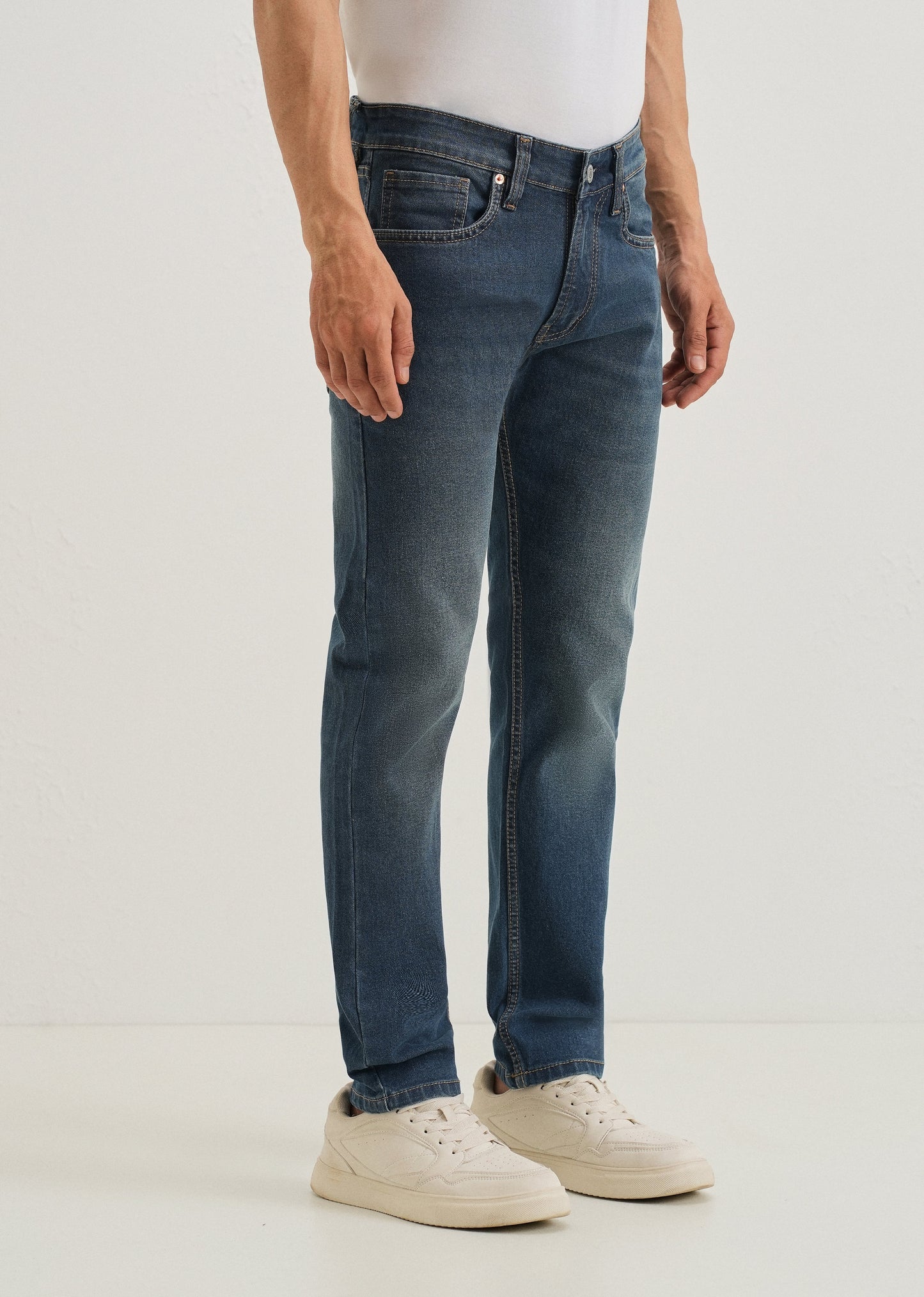Teal Blue Slim fit Jeans