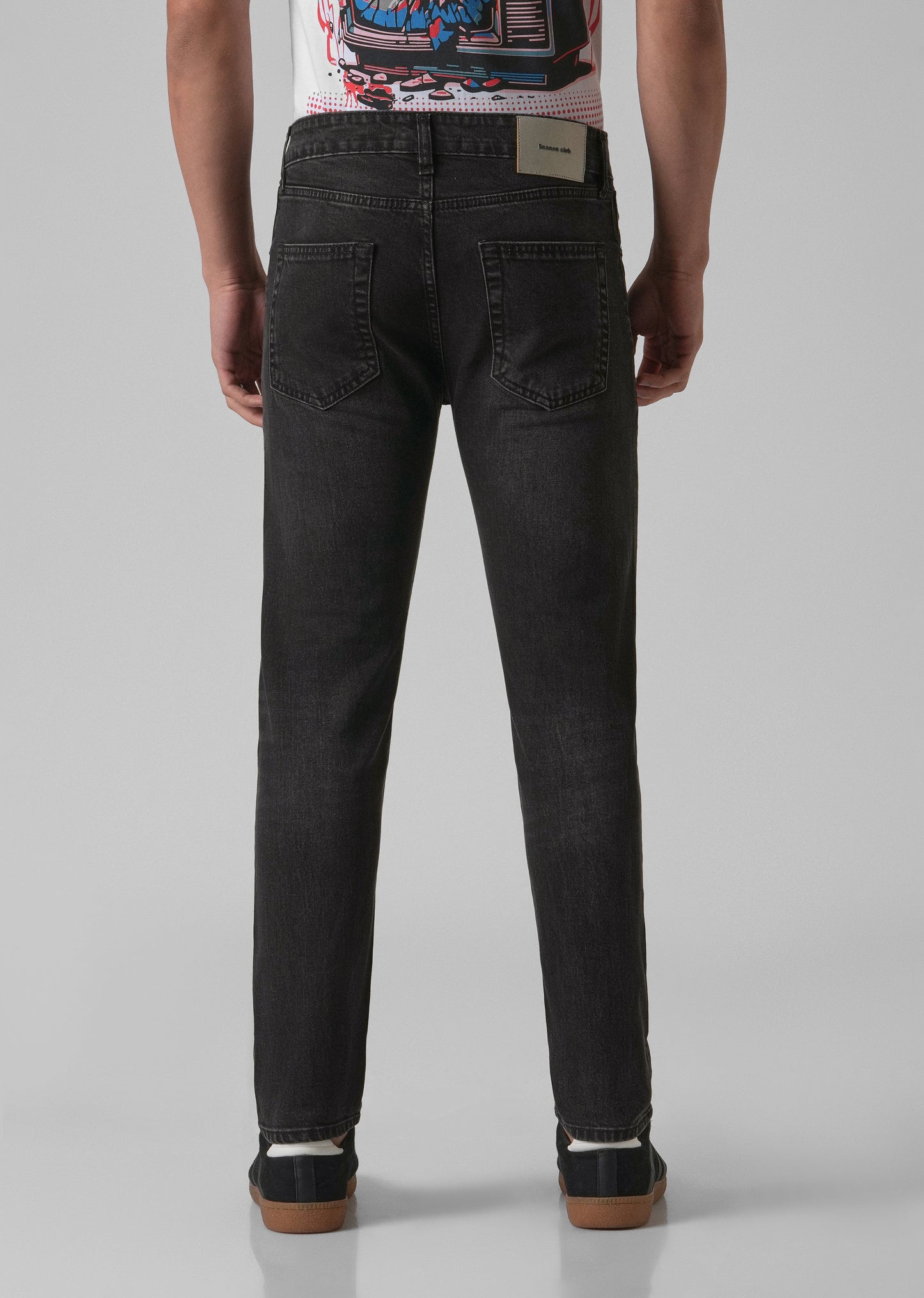 Washed Black Slim Fit Jeans