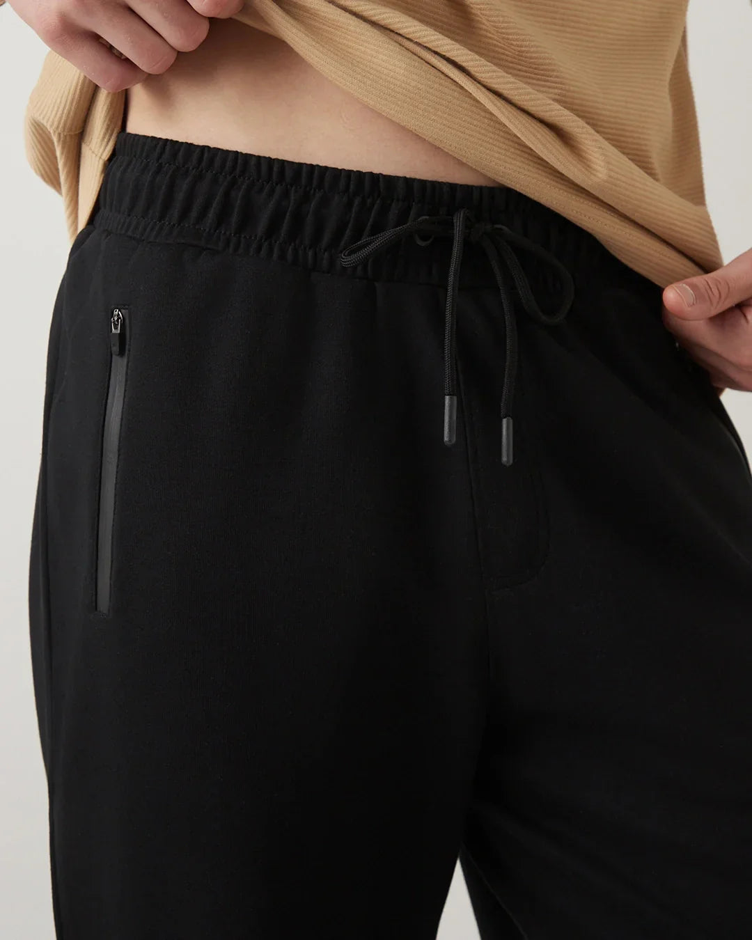 Men's Black Oversized Joggers