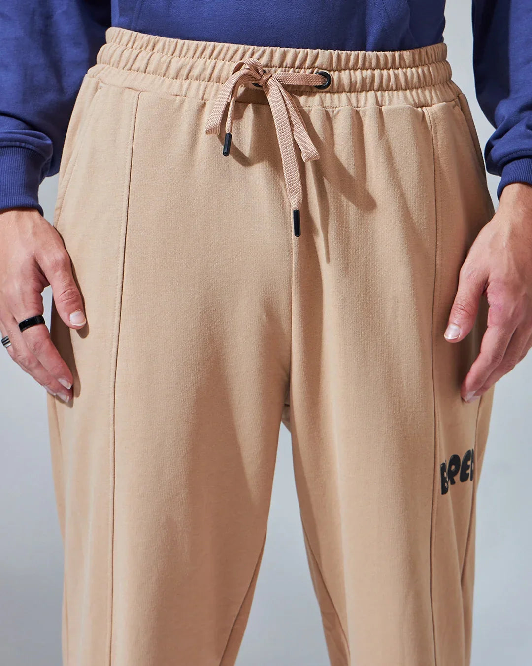Men's Brown Super Loose Fit Joggers