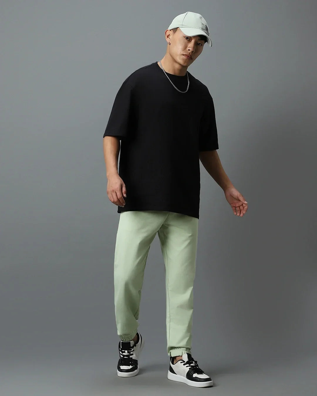 Men's Green Oversized Joggers