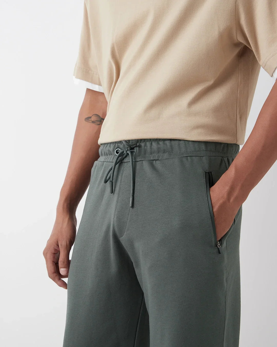 Men's Grey Oversized Joggers